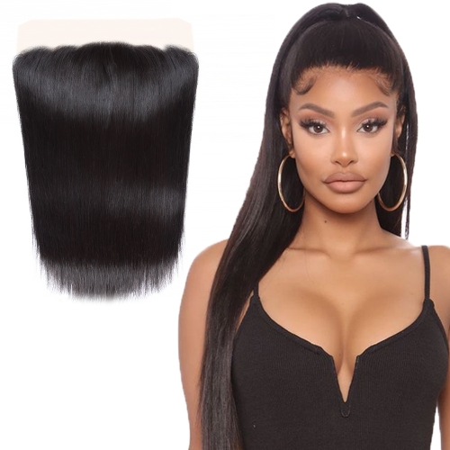 XS Hair Raw Virgin Hair 13*4 Transparent Lace Frontal Straight