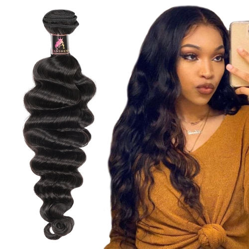 XS Hair 100% Virgin Human Hair  Brazilian Bundle Loose Wave